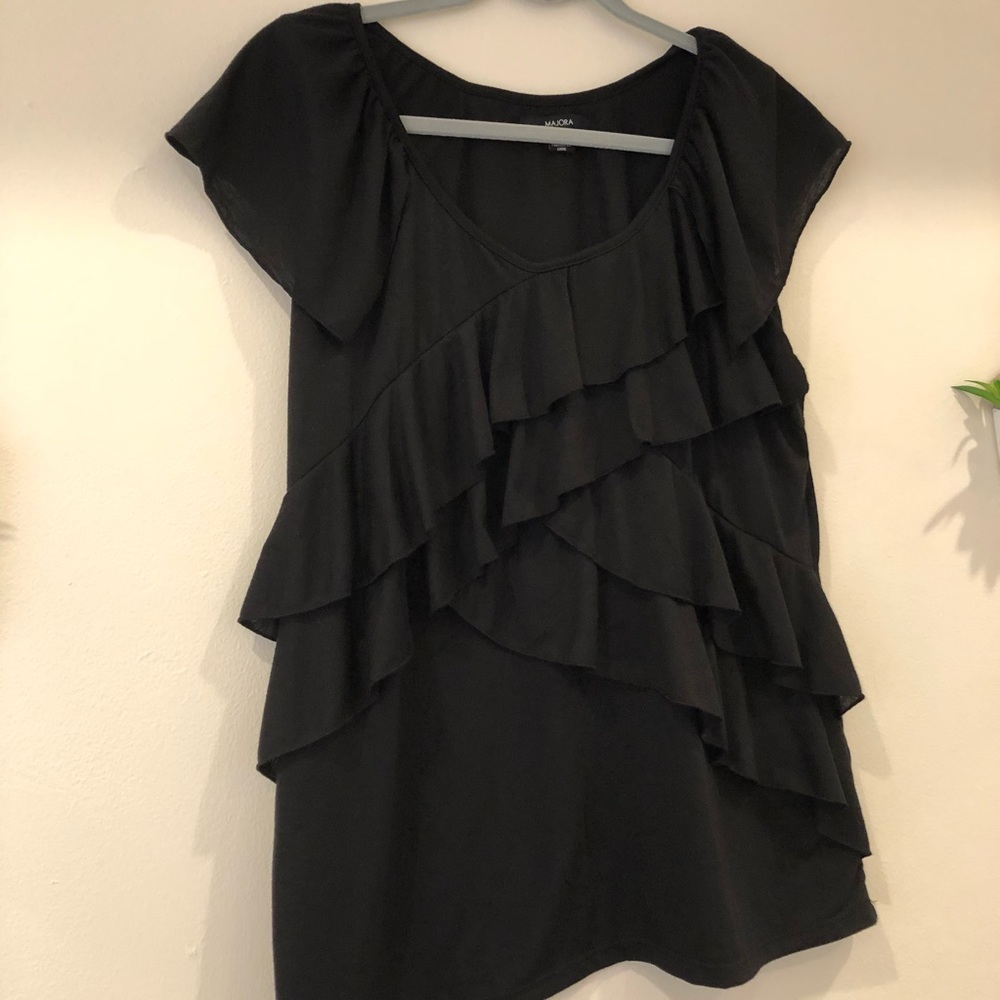 Majora Ruffle Tshirt NWT! - Picture 2 of 5